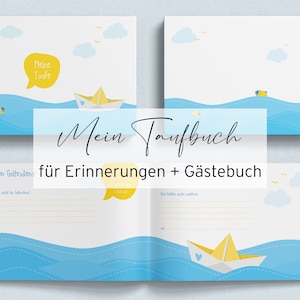 My baptism - book for memories, photos and wishes - for boys and girls