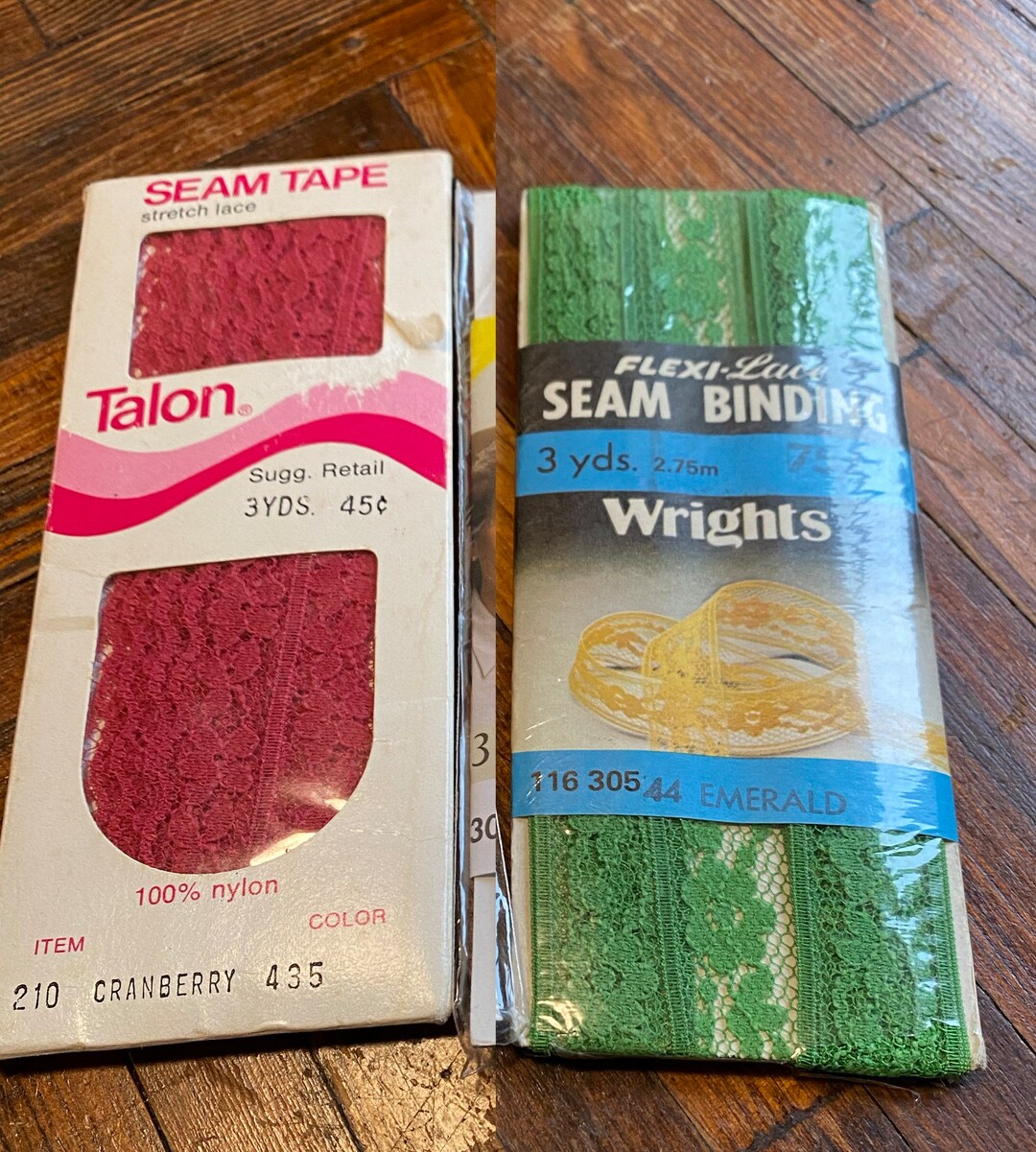 Vintage Stretch Lace Seam Tape / Hem Tape Etsy