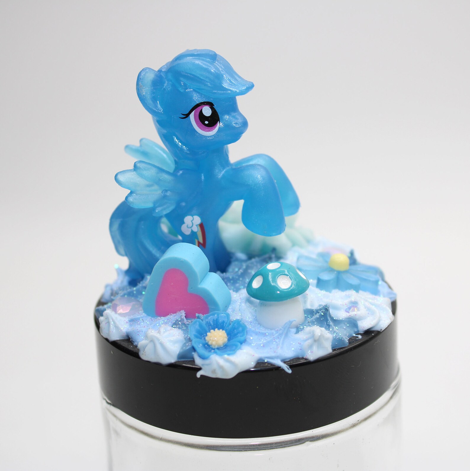 My Little Pony RAINBOW DASH Glass Airtight Stash Jar Etsy
