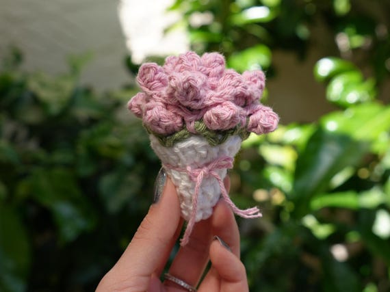 かぎ針編みの花束コースターの型紙 | PDF型紙と動画 - Etsy 日本