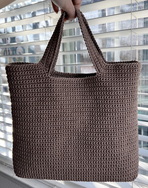 Simple Crochet Tote Bag Pattern | Crochet Easy Tote | PDF Pattern & Tutorial