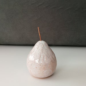 White pear sculpture