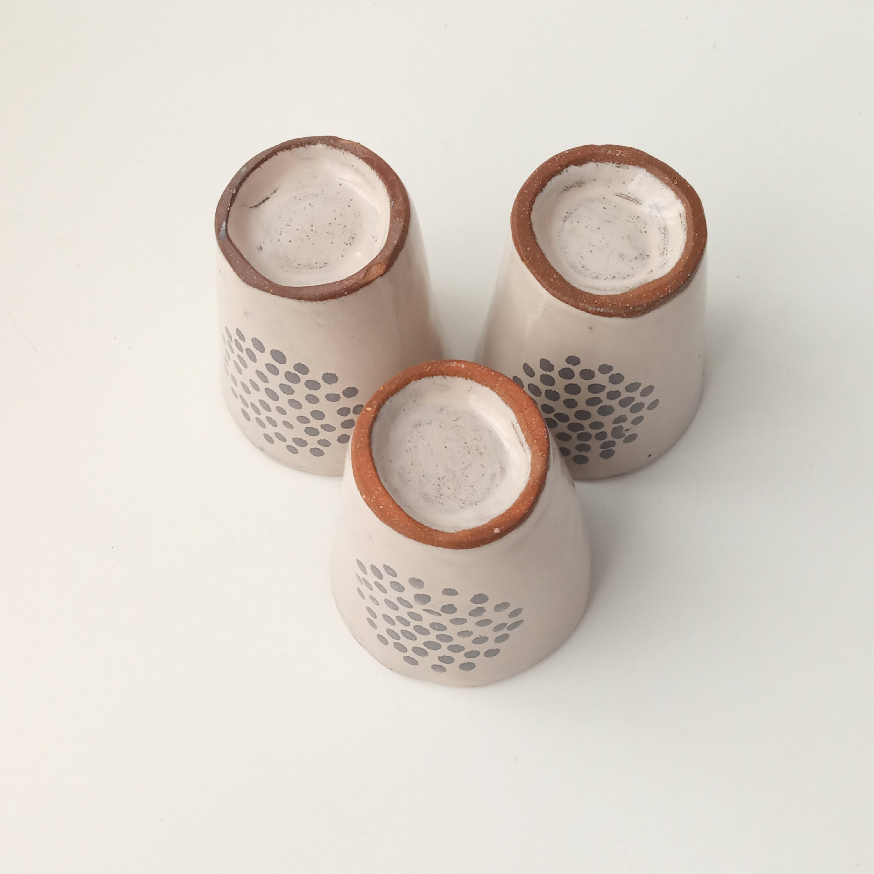 Set of Three Shot Glasses Pottery Shot Glass Little Cup Etsy UK