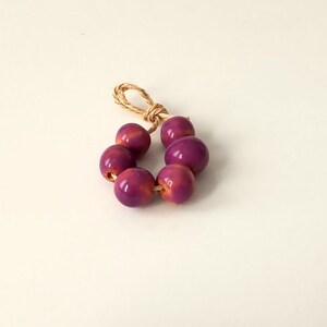 Ceramic Beads, Glazed bead. Aprox 1.3 to 1.8 cm. image 9