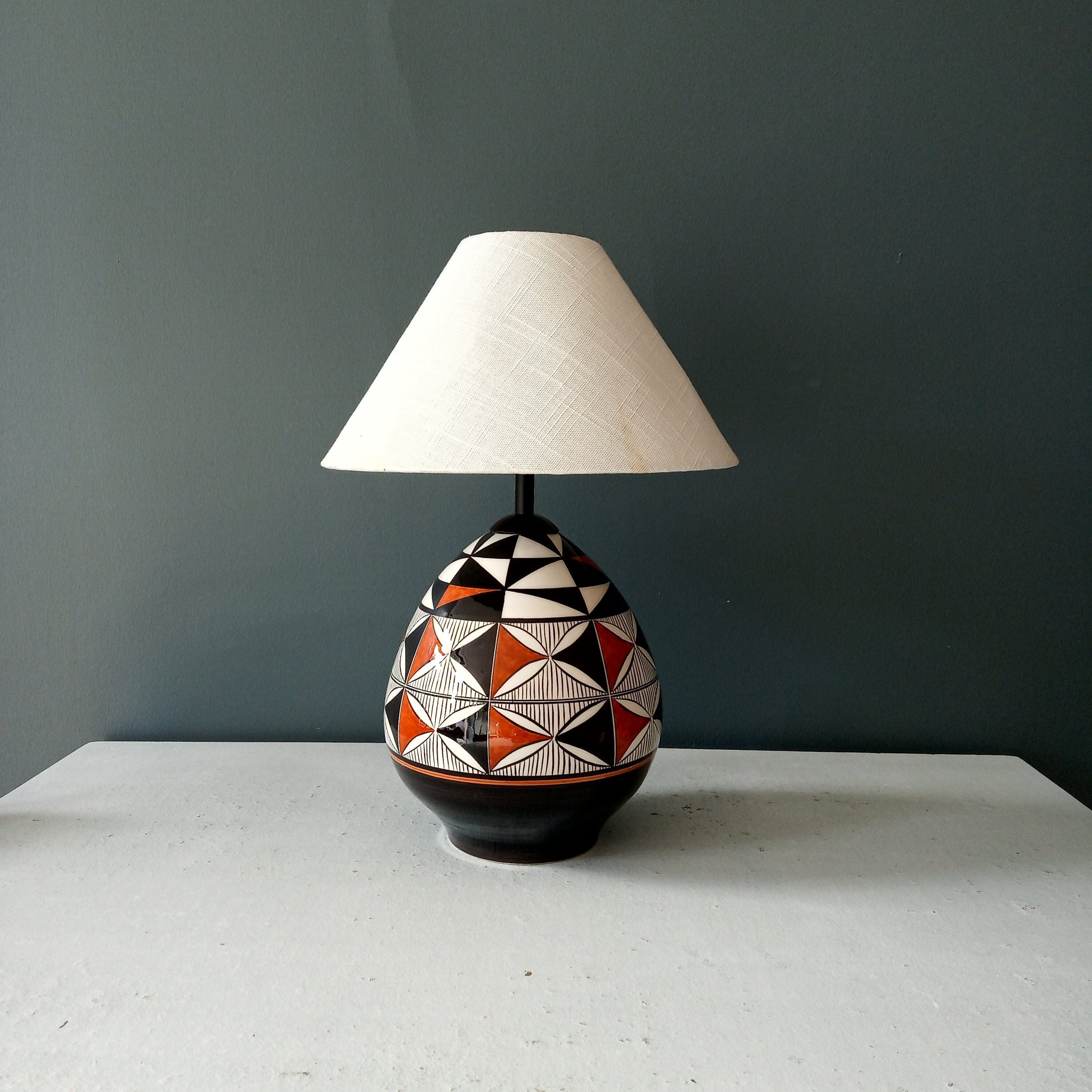 Ceramic pottery lamp online