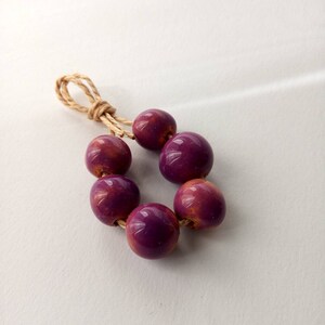 Ceramic Beads, Glazed bead. Aprox 1.3 to 1.8 cm. image 4