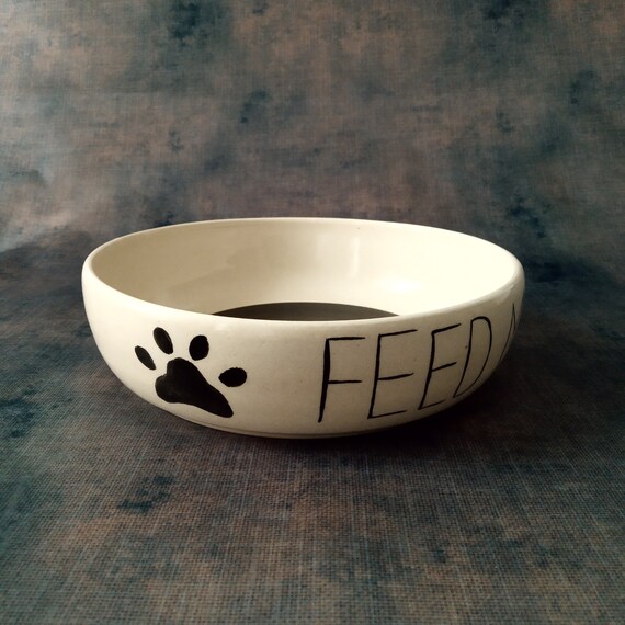 Top paw hot sale ceramic dog bowl