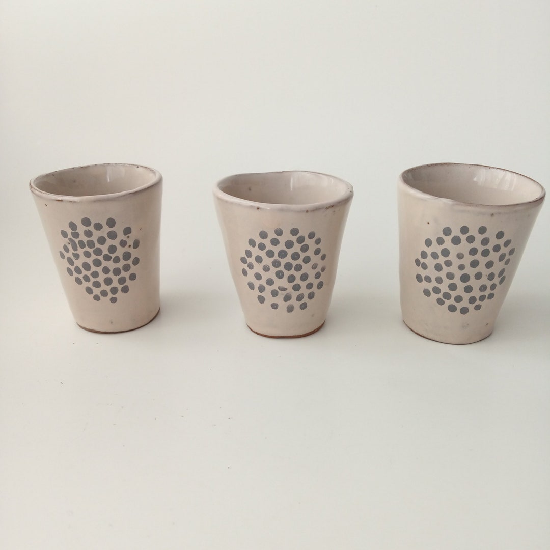 Set of Three Shot Glasses Pottery Shot Glass Little Cup Etsy UK