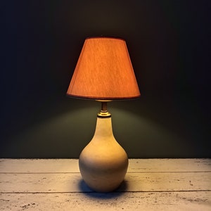 Handmade Pottery Table Lamp, Ceramic Bedside Lamp, Home Lighting