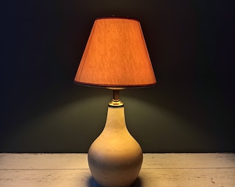 Handmade Pottery Table Lamp, Ceramic Bedside Lamp, Home Lighting