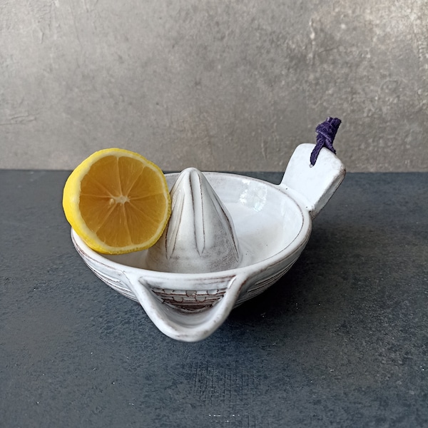 Ceramic Lemon Juicer Etsy