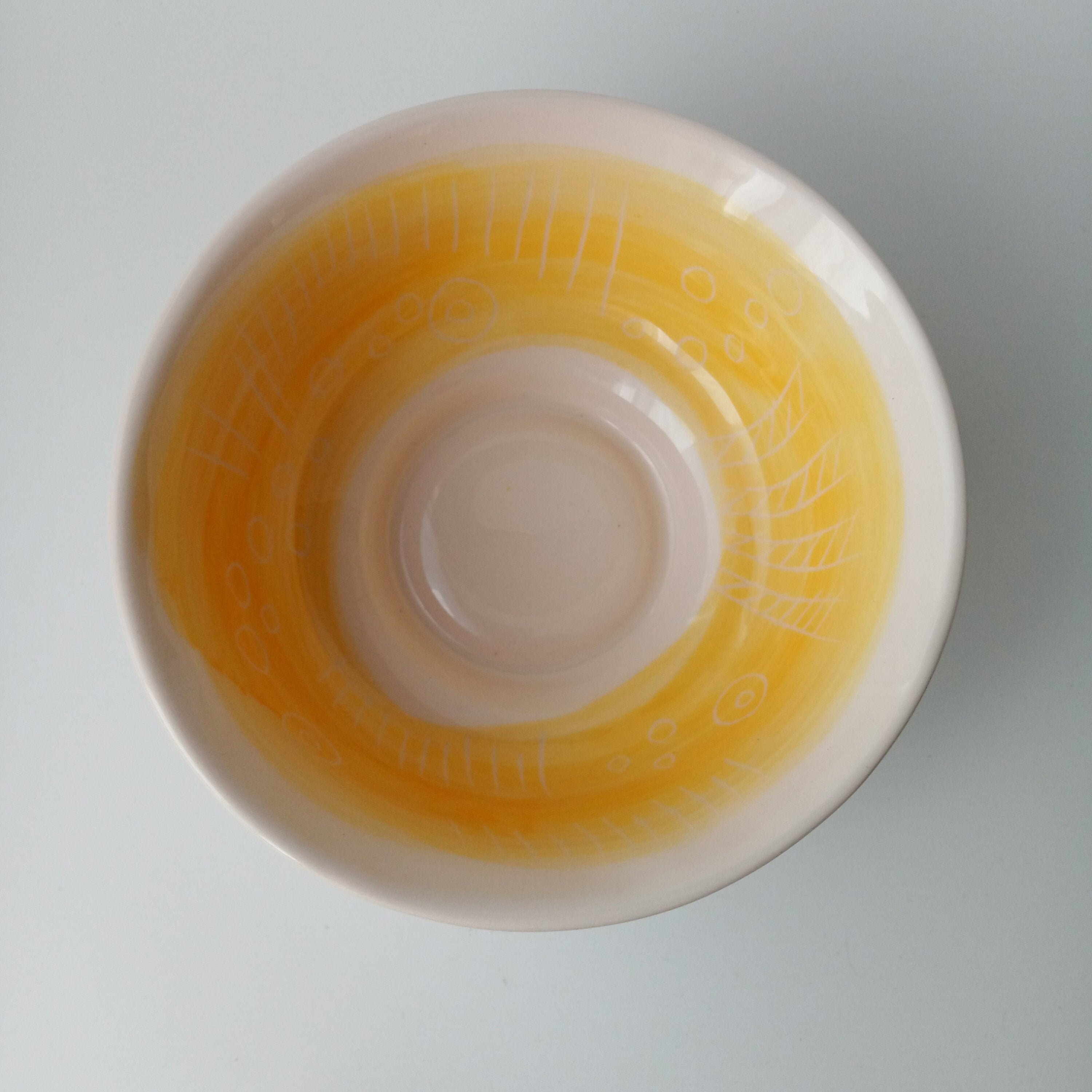 Handgemachte Keramik Schale, Handgemachte Keramik Servierschale ...