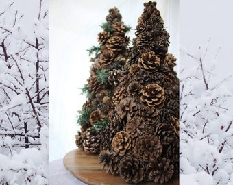 Tannenzapfen Weihnachtsbaum: Handgemachtes Winter Cabin Decor Herzstück