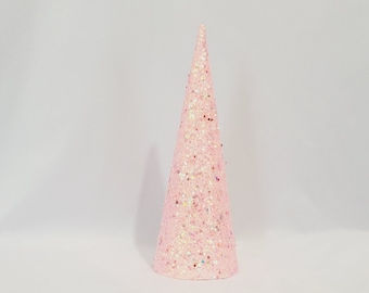 Pink Glitter Tree: Zuckerwatte Pink Party Herzstück