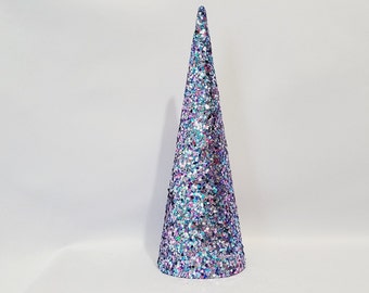 Mermaid Glitter Tree: Partydekoration, dekorativer Kegel