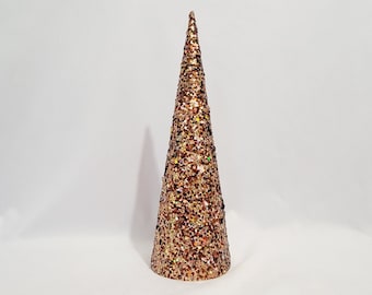 Handgefertigter Cafe Mokka Glitter Baum: Partydekoration