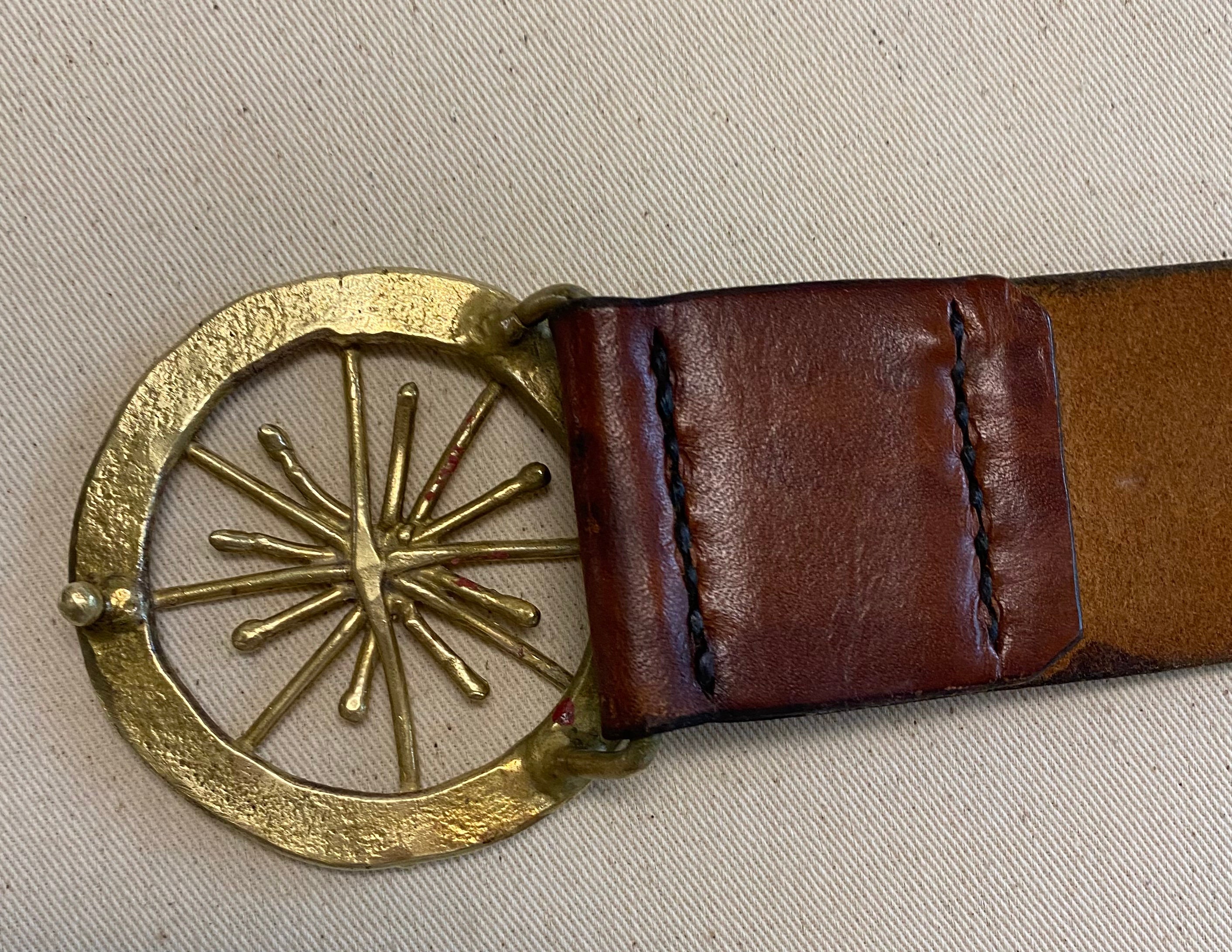 Custom Brass handmade belt buckle Etsy