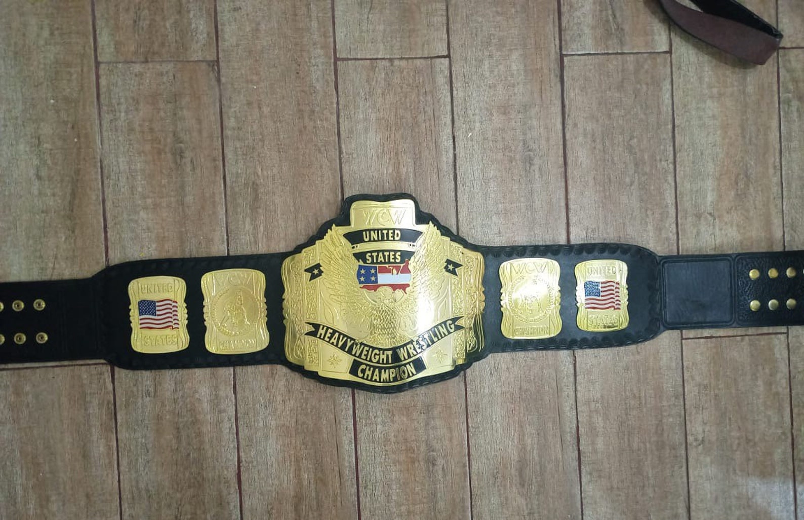 WCW United States Heavyweight Wrestling Championship Belt Etsy