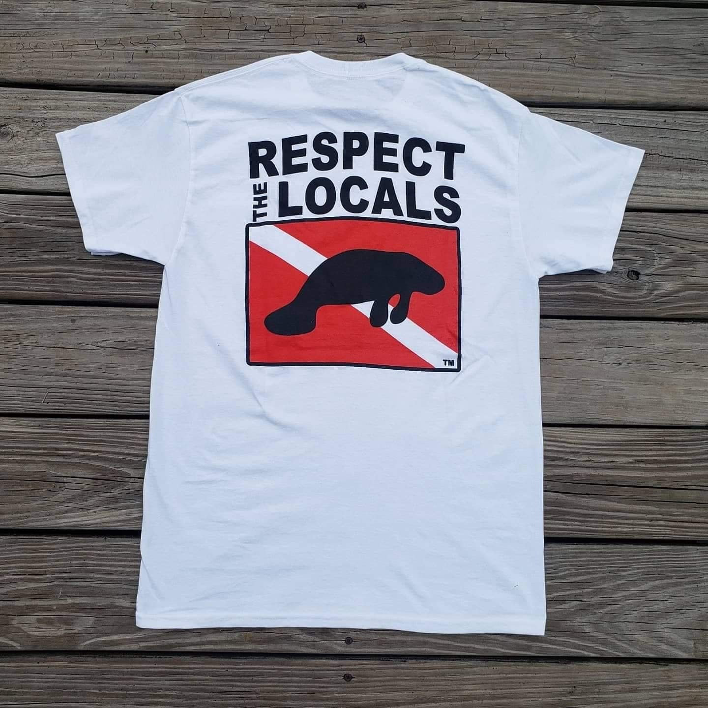 Respect the Locals Manatee T-shirt | Etsy