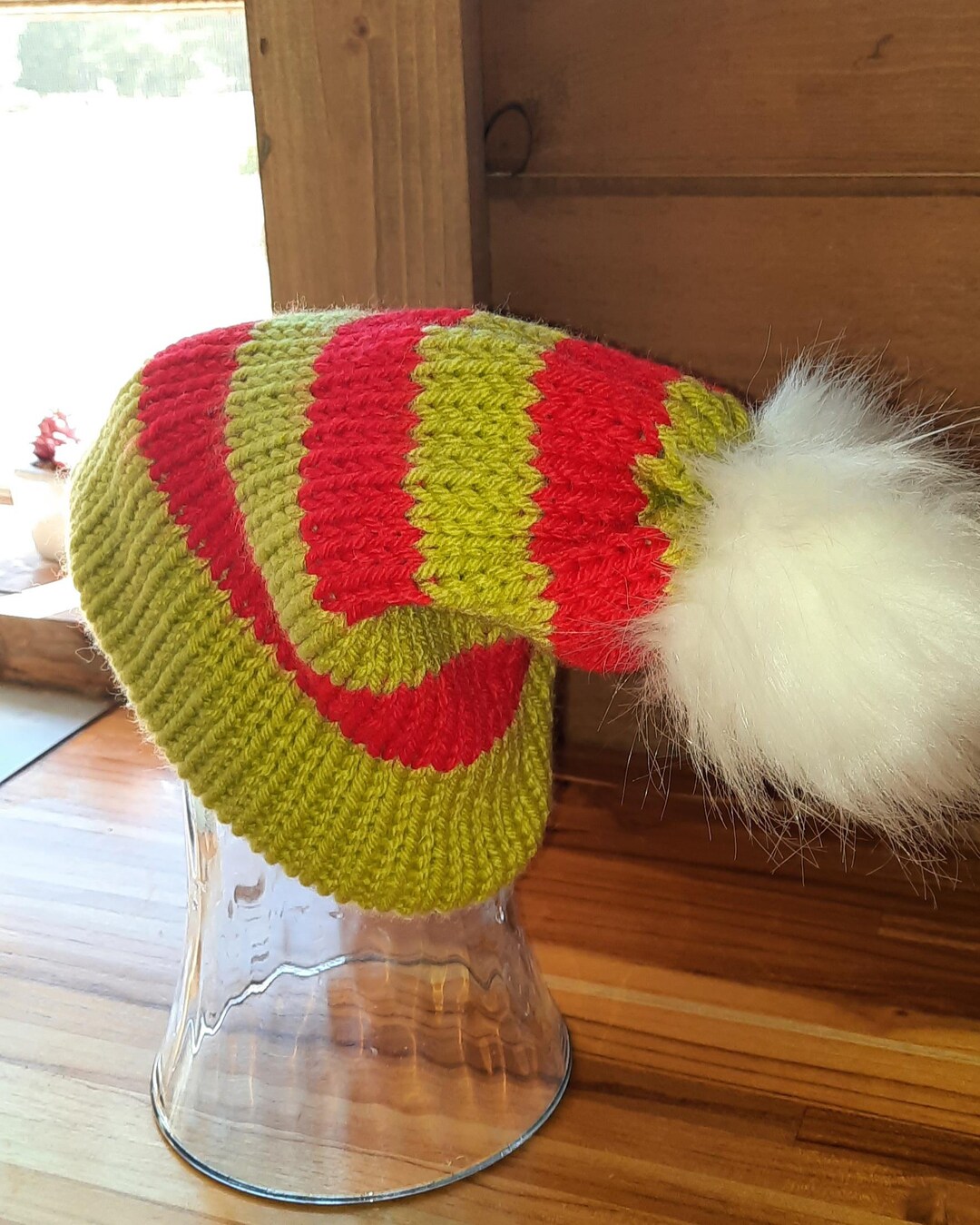 Child's Grinch Wool Hat Just in Time for Christmas - Etsy