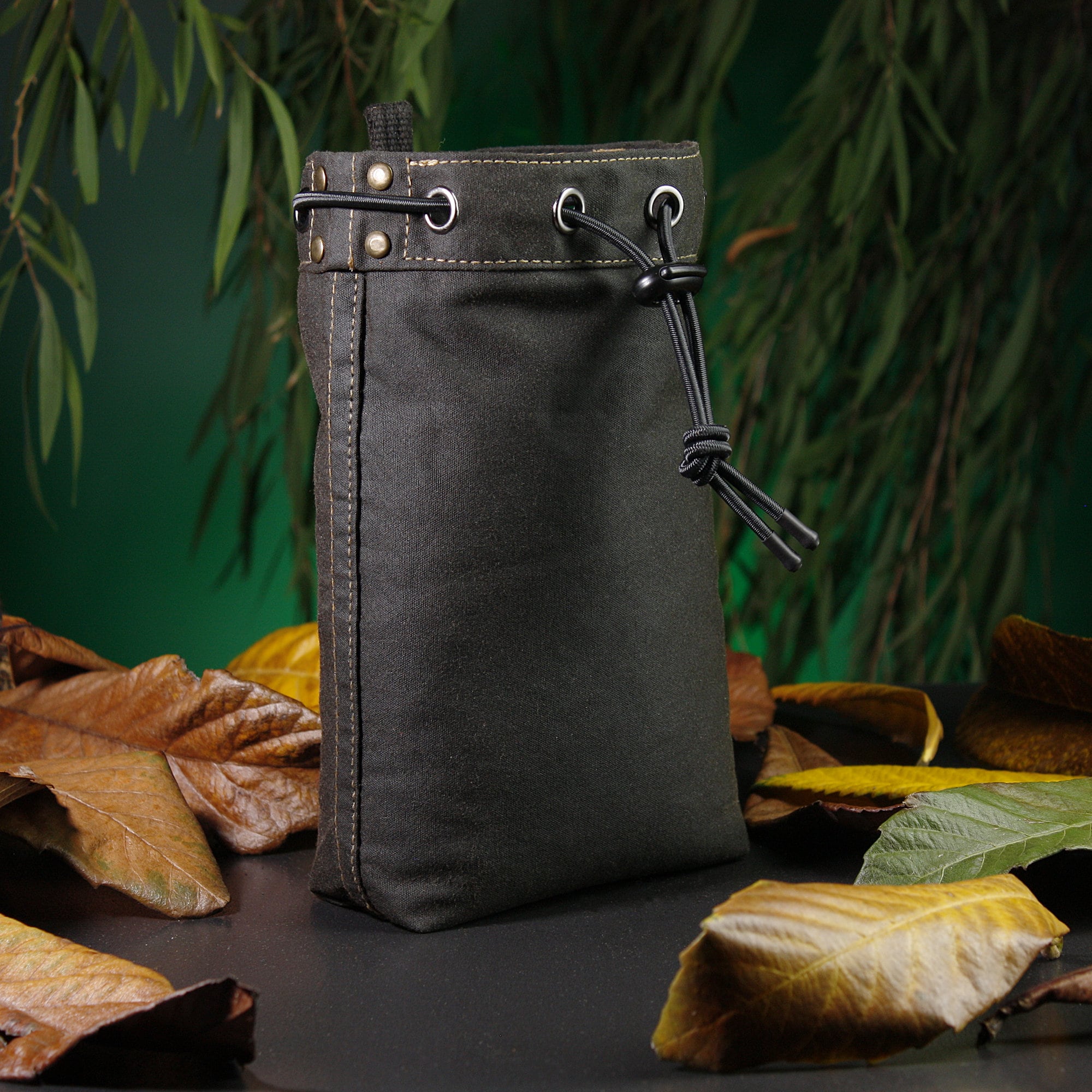 Oilskin Foraging Pouch Large Camping/hiking/bushcraft Etsy UK
