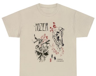 Sudadera Unreal Unearth Hozier, camisa Hozier Tour 2023, sudadera Vintage Hozier