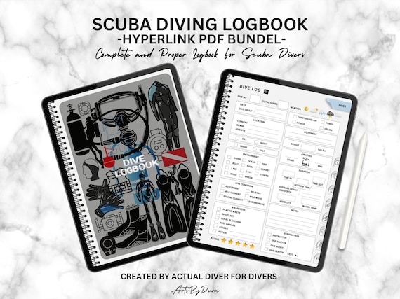 Digital Scuba Diving Log Book Hyperlink PDF