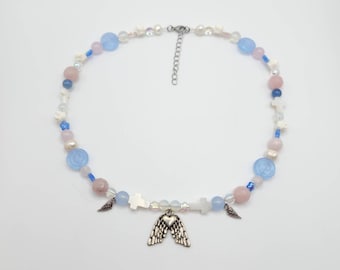 Angel Wings Beaded Necklace
