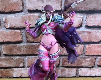 World Of Warcraft Sylvanas Windrunner Statue, World of Warcraft Figurines/Decorations, 3D Printed Hand Painted Statue