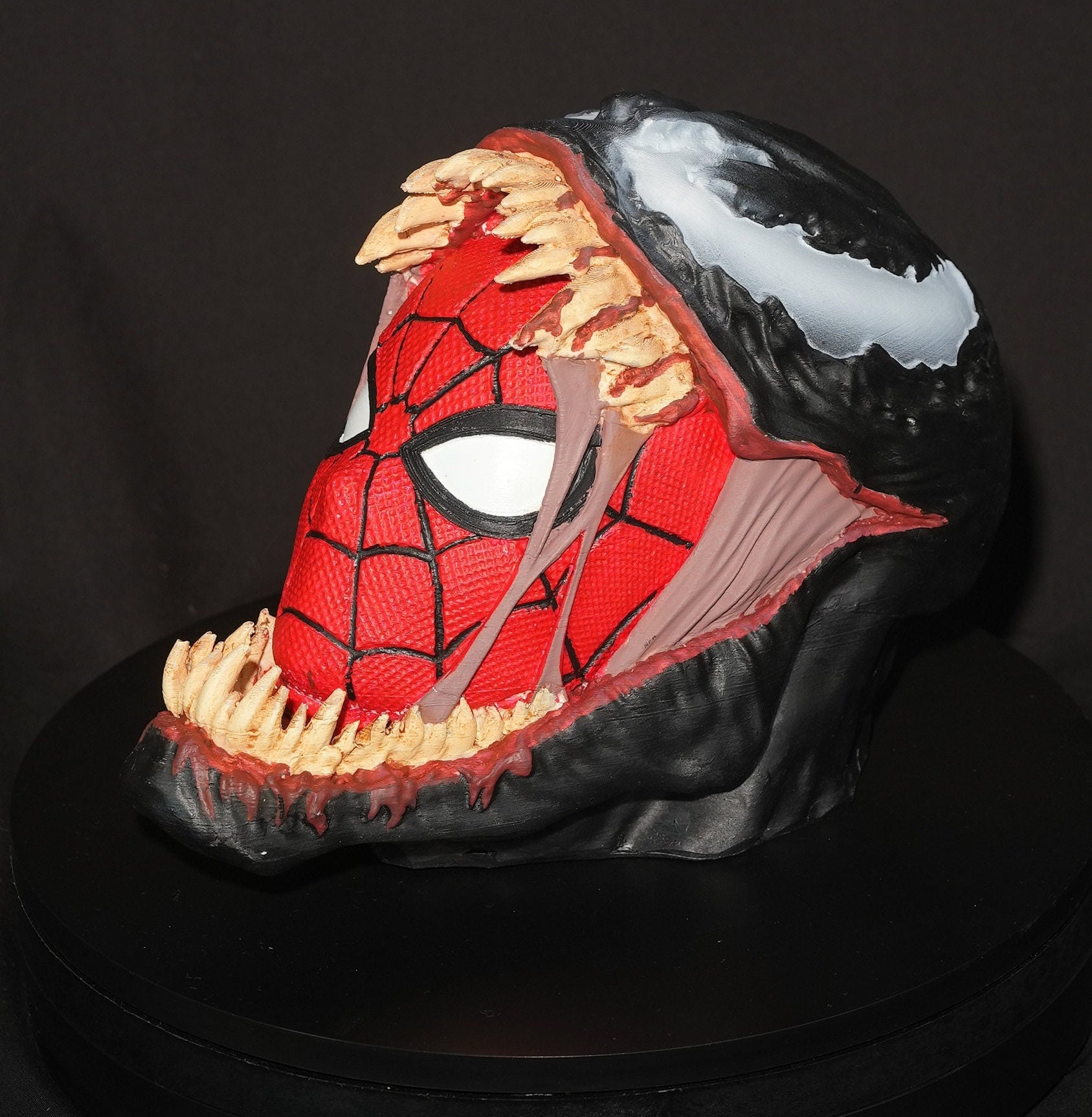 マーベル スパイダーマンヴェノム ヘッドフォンスタンド Venom/spiderman Headphone Stand, Spiderman Gift for Gamer