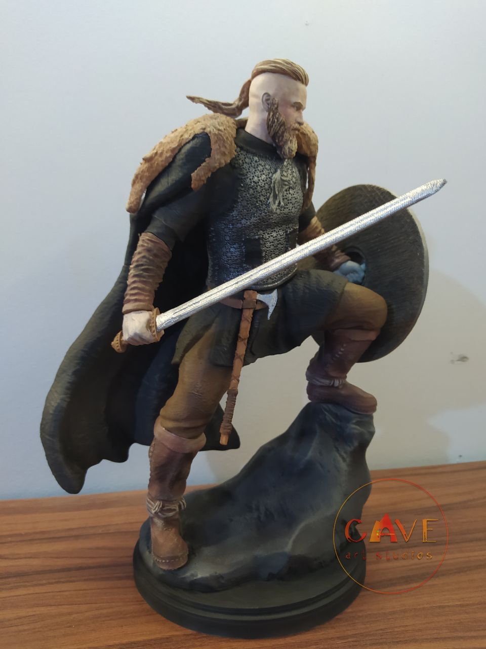 Ragnar Lothbrok Figurine Vikings Statue Viking Decor Nordic Etsy Australia