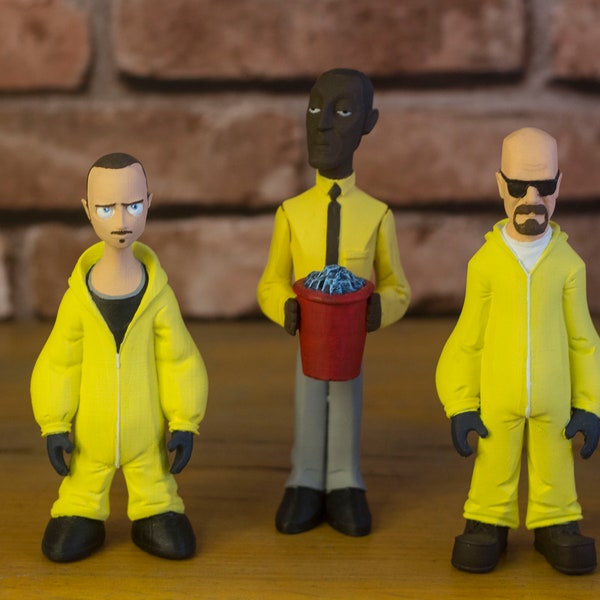 Breaking Bad, Walter White Figurines, Heisenberg statue, Jesse Pinkman, Gustavo, Desktop Gift, TV Show art