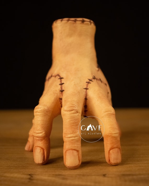 The Thing / Wednesday / Netflix / Hand / 3D printed hand Addams Family  Netflix series, various sizes and variants., 45mm, Hautfarbe / Skin, Standard