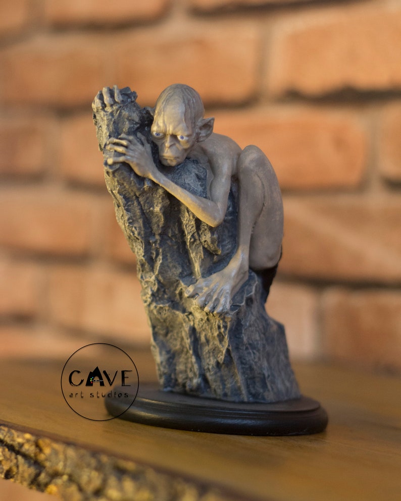 Lotr Gollum/smeagol Statue Lord of the Rings Figurine High Etsy