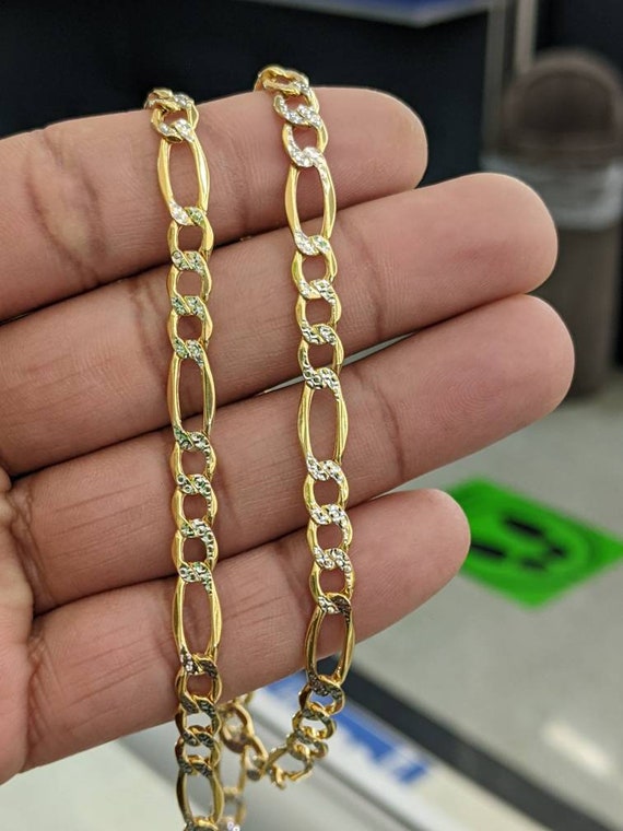 Diamond cut Figaro bracelet Diamond cut Figaro bracelet