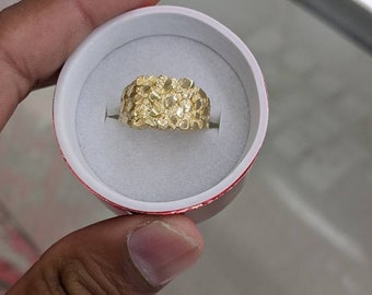 10kt Real Gold Nugget Ring