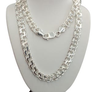 925 Sterling Silver Chino link Chain 8mm