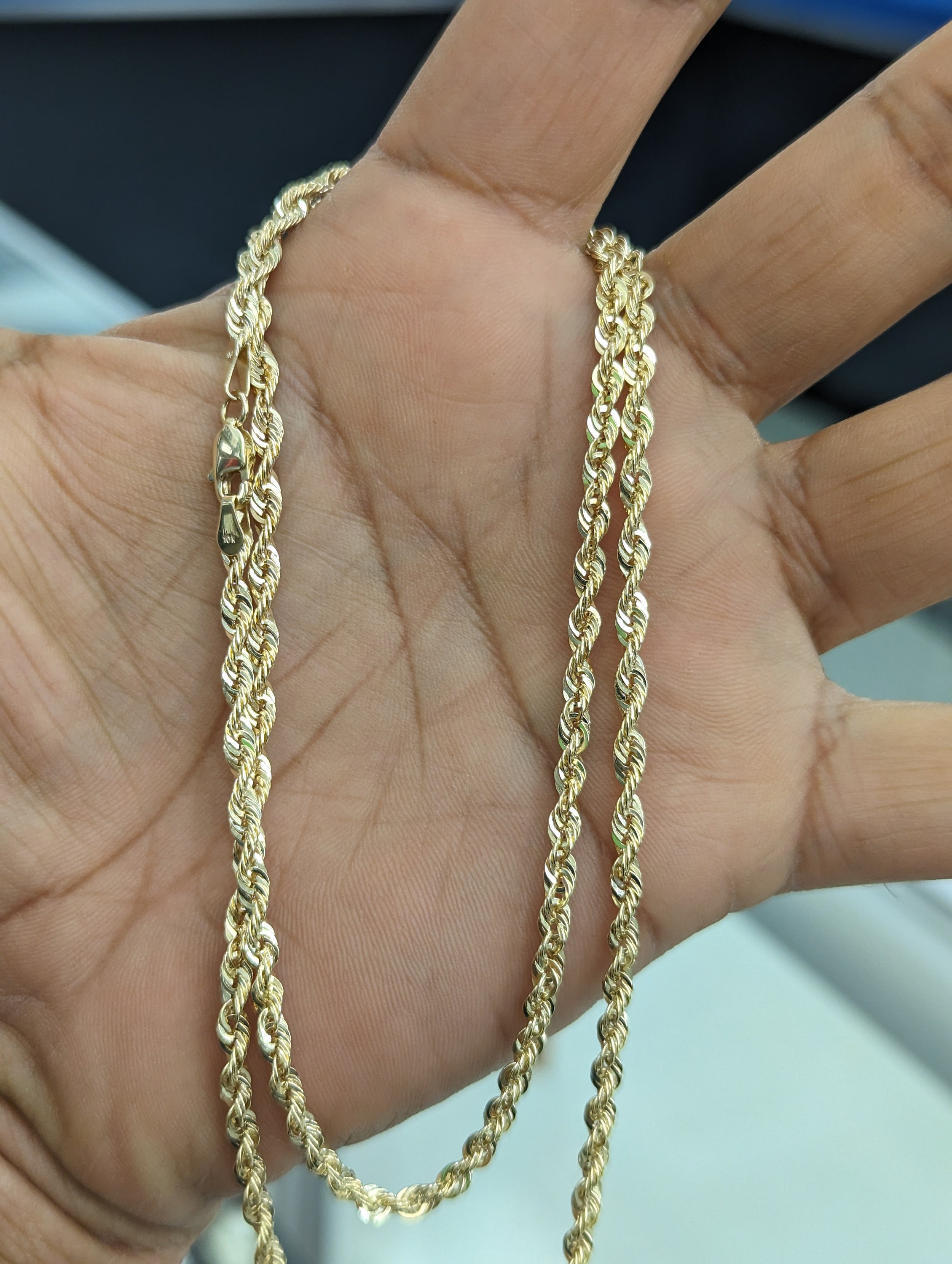 MBハイエンド ネックレス French Rope Chain Necklace MBハイエンド ネックレス French Rope Chain Necklace Gold French