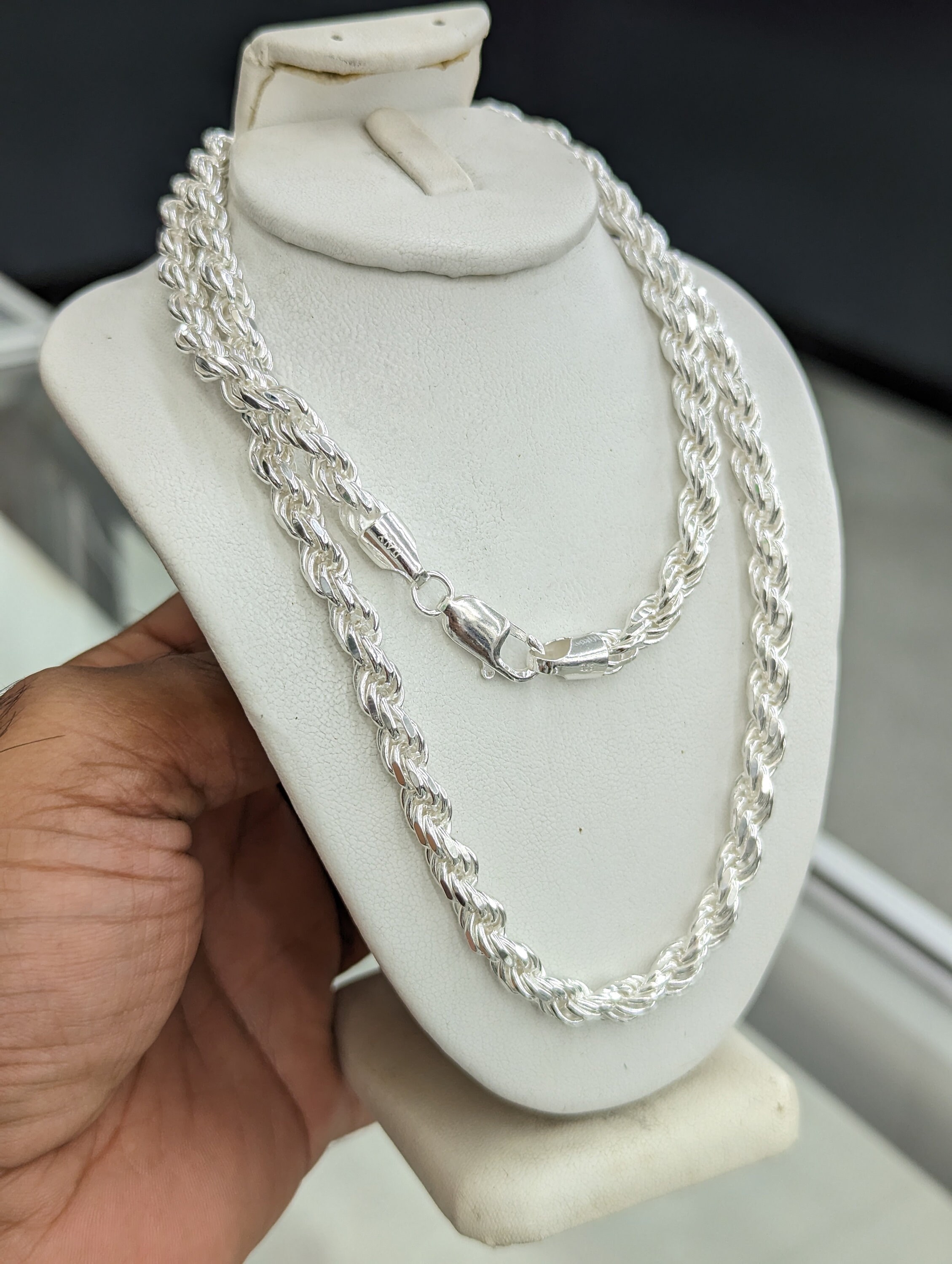 【PRY】Antique Silver Chain Necklace Antique Silver Chain Necklace – PRY