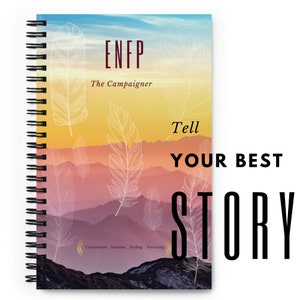 ENFP MBTI Personality Type. NE FI TE SI Spiral Notebook for Sale by  Purestuff