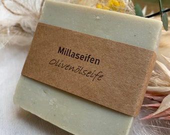 Naturell Handgemachte Olivenölseife. Kastil Soap Bio vegan plastikfrei palmölfrei  festes Shampoo