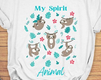 Faultier Shirt: Lustiges Tierliebhaber Unisex T-Shirt