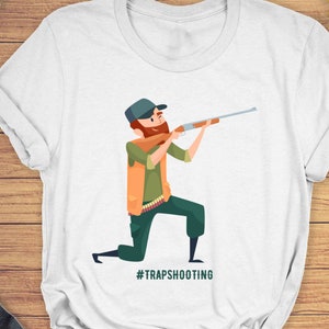 Trap Shooting Shirt, Ton Tauben Schießen, Papa Geschenk, Shooting Sport, Skeet Shooting Geschenk, #Trapshooting