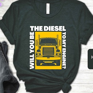 Diesel Engine Trucker T-Shirt: Funny Truck Lover Unisex Tee