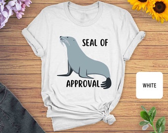 T-shirt du sceau d’approbation, chemise de sceau