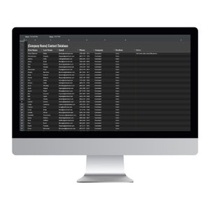 Contact Database (Dark Mode)