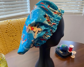 Classic Wonder Woman Satin Sleep Bonnet: Comic Book Hair Protection