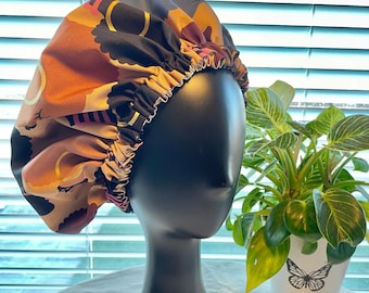 Satin Sleep Bonnet: Golden Lifestyle, Natural Hair Protection