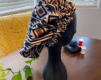 Satin Sleep Bonnet: Boho Chic, Natural Hair Protection