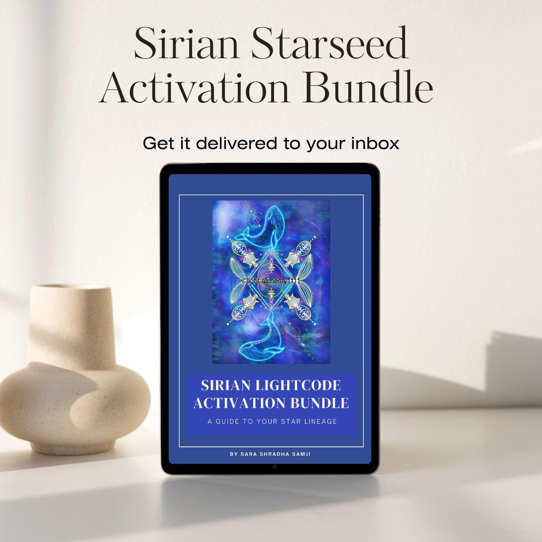 Sirian Starseed Activation Bundle: Galactic Guidebook, Meditation ...